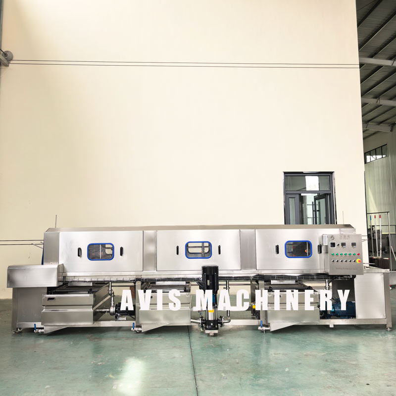 Fully Automatic Crate Washing Machine, Tunnel Type Crate Washing Machine