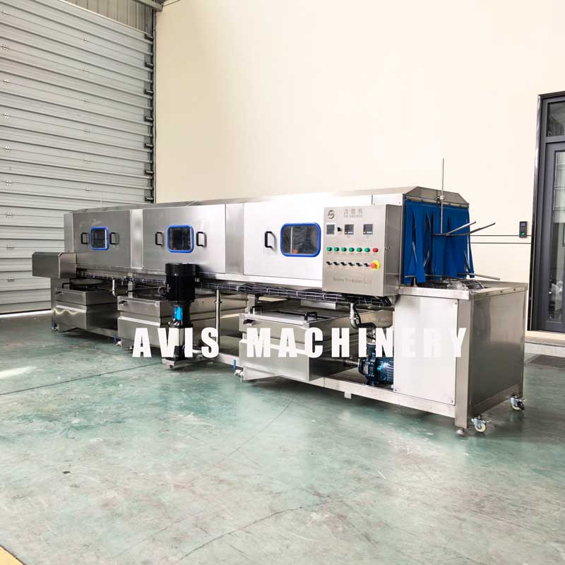 Fully Automatic Crate Washing Machine, Tunnel Type Crate Washing Machine