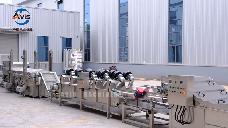 Fully Automatic French Fries Production Line Potato Chips Processing Machine Frozen Fries Making Plant Industrial Potato Processing Equipment for Export Italy Europe