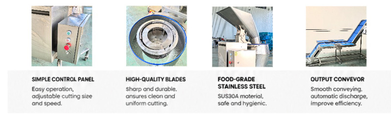Vegetable cutting machine potato Slitting Machine Carrot strip cutter
