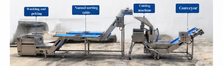 Vegetable cutting machine potato Slitting Machine Carrot strip cutter