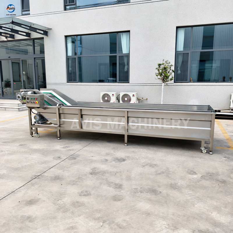 Water Bath Cooking Steamer Blanching & Cooling Production Line For Vegetables,Meat & Seafood Processing