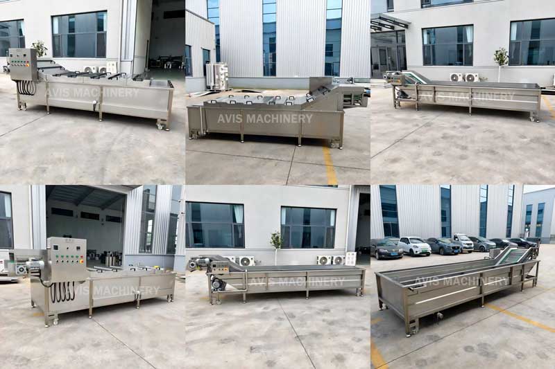 Water Bath Cooking Steamer Blanching & Cooling Production Line For Vegetables,Meat & Seafood Processing