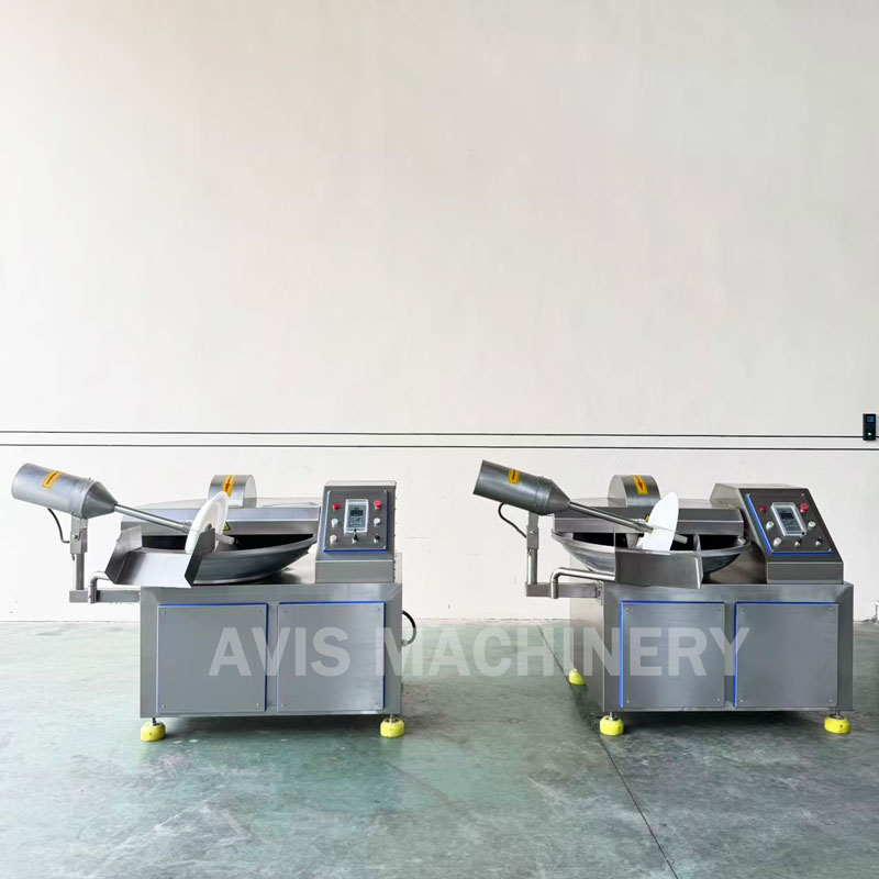 Bowl cutter for sausage production lines