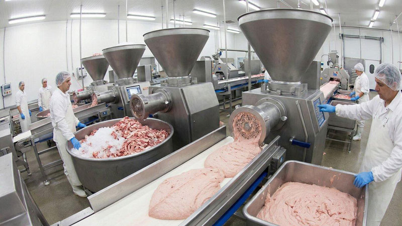 Meat Chopper and Mixer for Beef and Pork