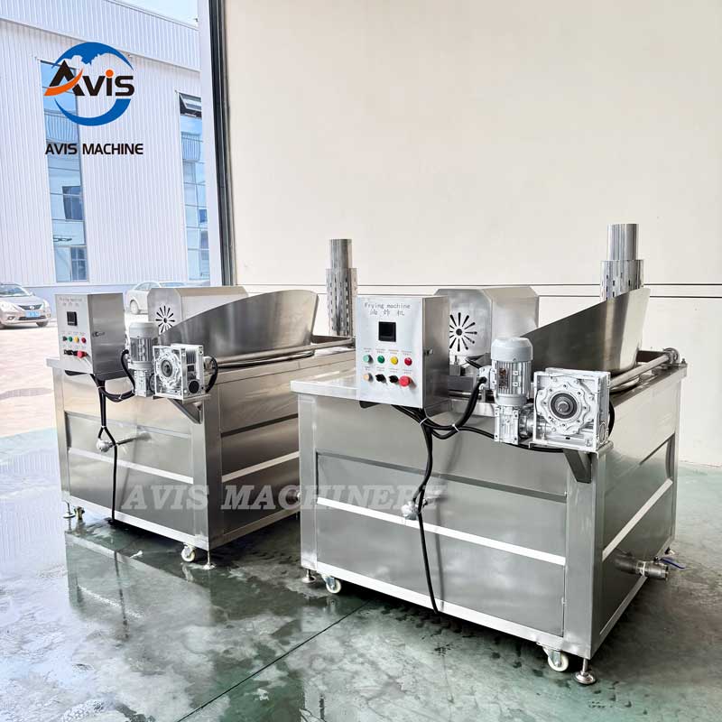 Automatic potato frying machine